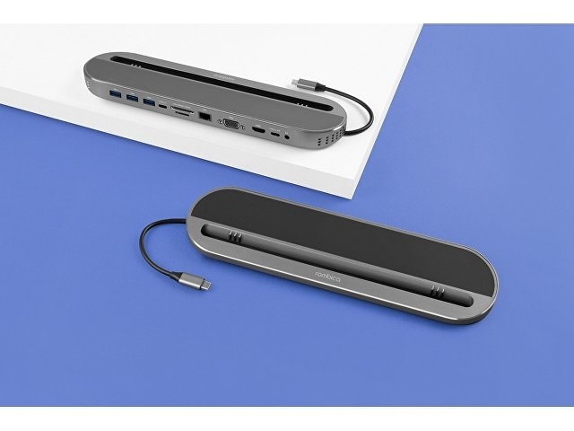 Хаб USB Type-C 3.0 для ноутбуков «Falcon», черный