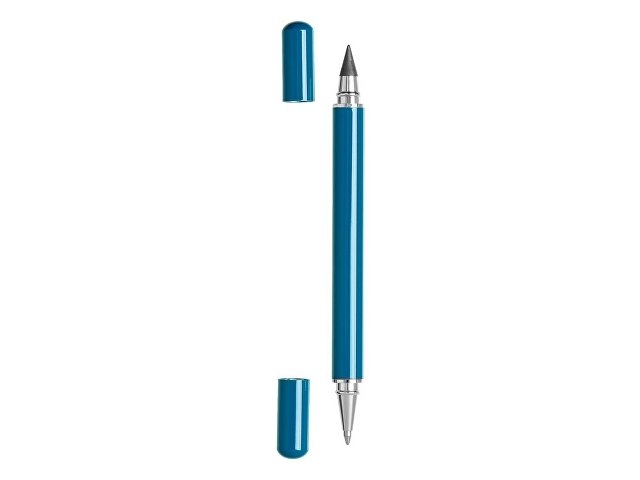 Металлическая ручка и вечный карандаш "Van Gogh", цвет морской волны