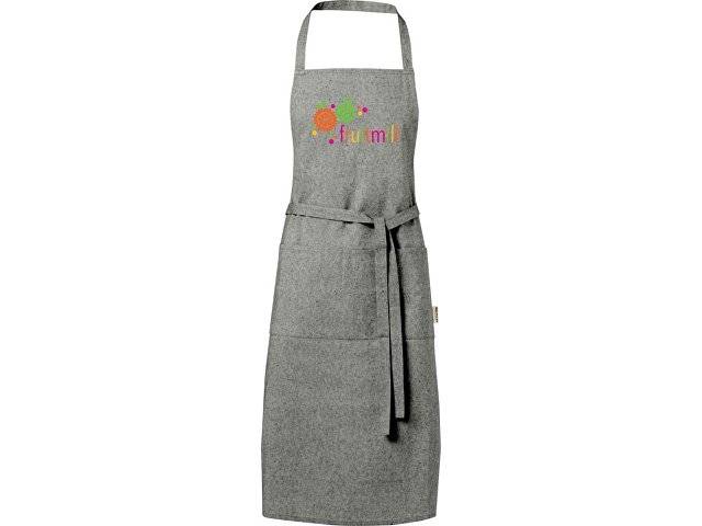 Pheebs 200 g/m2 recycled cotton apron, черный