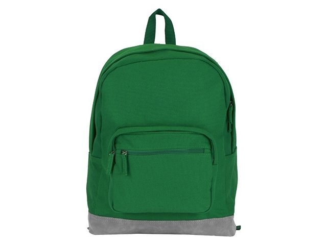 Рюкзак Shammy с эко-замшей для ноутбука 15", зеленый