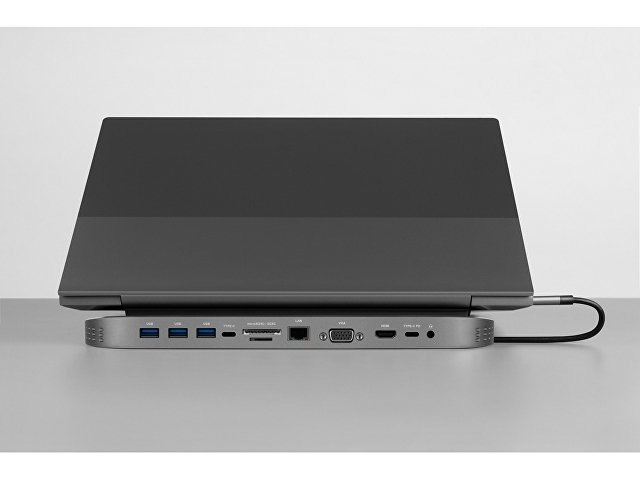 Хаб USB Type-C 3.0 для ноутбуков «Falcon», черный