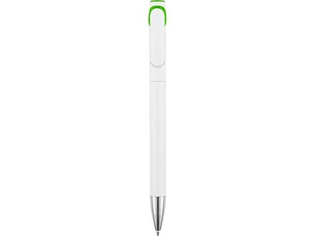 Ручка шариковая "Локи", белый/зеленое яблоко