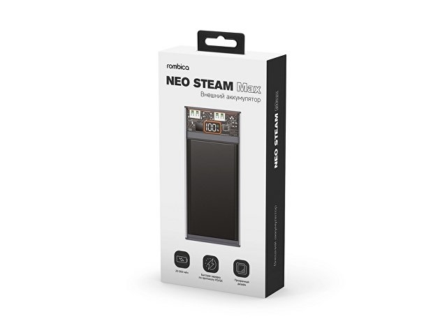 Внешний аккумулятор Rombica NEO Steam Max Gray