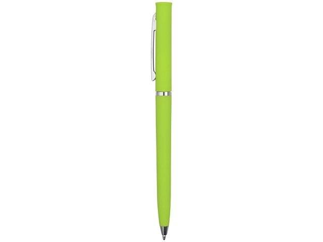Ручка шариковая "Navi" soft-touch, зеленое яблоко