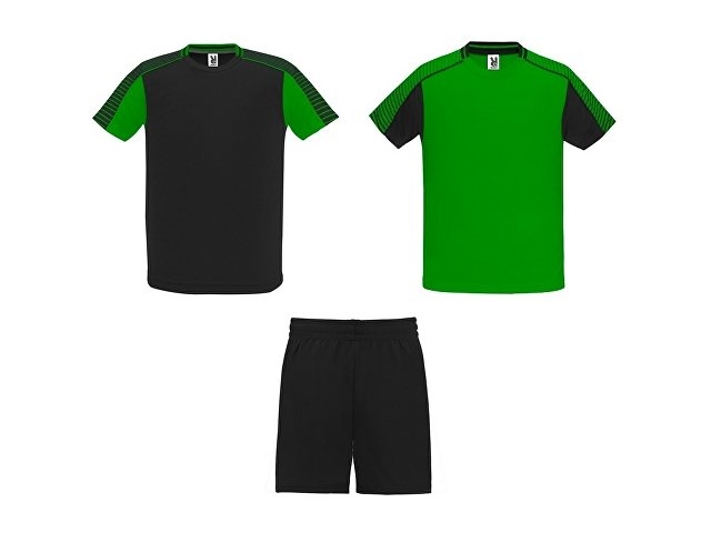 Спортивный костюм "Juve", папоротниковый/черный