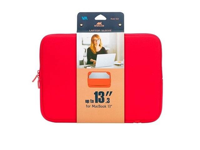 RIVACASE 5123 red чехол для ноутбука 13.3" / 12