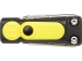 Набор отверток с фонариком Octo «8 в 1» из переработанной пластмассы - Черный/желтый