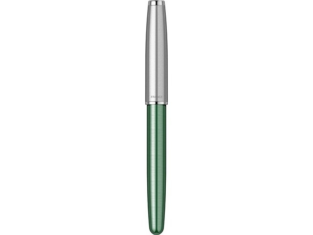 Перьевая ручка Parker Sonnet Essentials Green SB Steel CT, перо: F, цвет чернил: black, в подарочной упаковке.