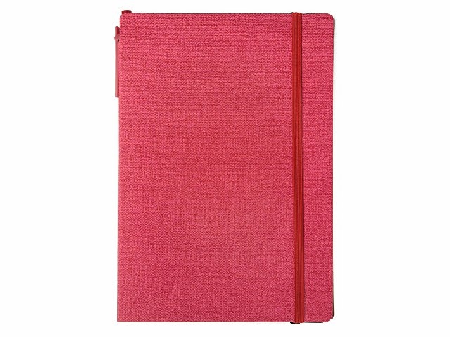 Блокнот с ручкой и набором стикеров А5 "Write and stick", красный