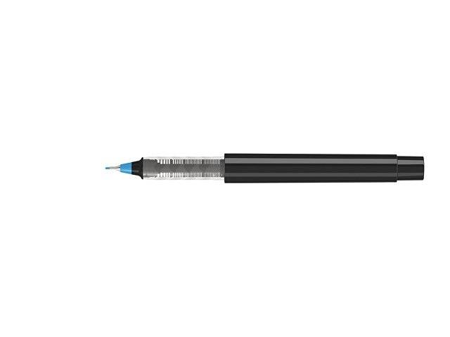 Капиллярная ручка в корпусе из переработанного материала rPET «RECYCLED PET PEN PRO FL», черный с голубым