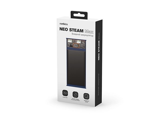 Внешний аккумулятор Rombica NEO Steam Max Blue