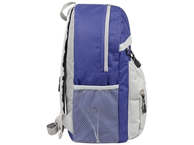 Рюкзак "Универсальный" (серая спинка, серые лямки), синий/серый