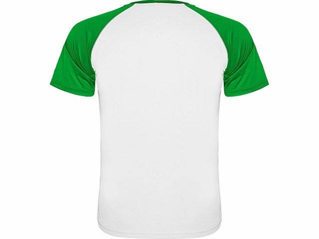 Спортивная футболка "Indianapolis" мужская, белый/папоротниковый