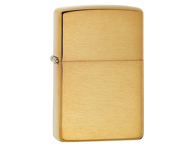 Зажигалка ZIPPO Armor™ с покрытием Brushed Brass, латунь/сталь, золотистая, матовая, 38x13x57 мм