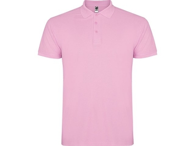 Рубашка поло "Star" мужская, светло-розовый