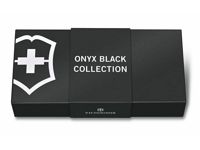 Нож перочинный VICTORINOX Spartan Onyx Black, 91 мм, 12 функций, чёрный, со шнурком в комплекте