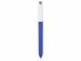 Ручка шариковая Pigra модель P03 PRM «софт-тач», синий/белый