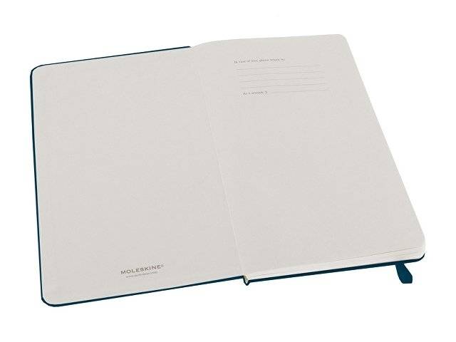 Записная книжка Moleskine Classic (в линейку) в твердой обложке, Large (13х21см), сапфир