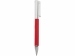 Металлическая шариковая ручка "Bossy" с вставкой из эко-кожи, красный