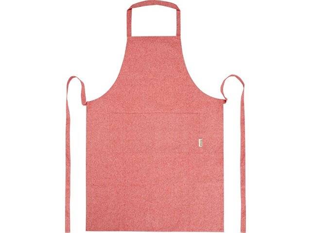 Pheebs 200 g/m2 recycled cotton apron, красный яркий