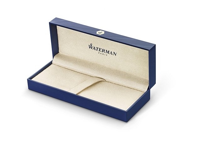 Ручка-роллер Waterman Expert Silver F BLK в подарочной упаковке