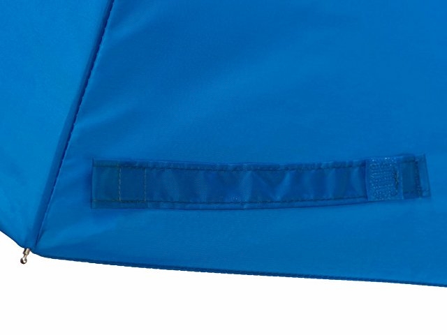 Зонт «Picau» из переработанного пластика в сумочке, синий