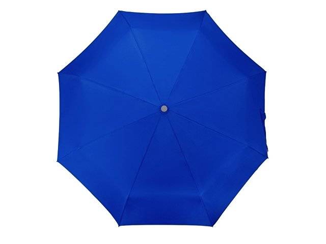 Зонт складной "Tempe", механический, 3 сложения, с чехлом, синий