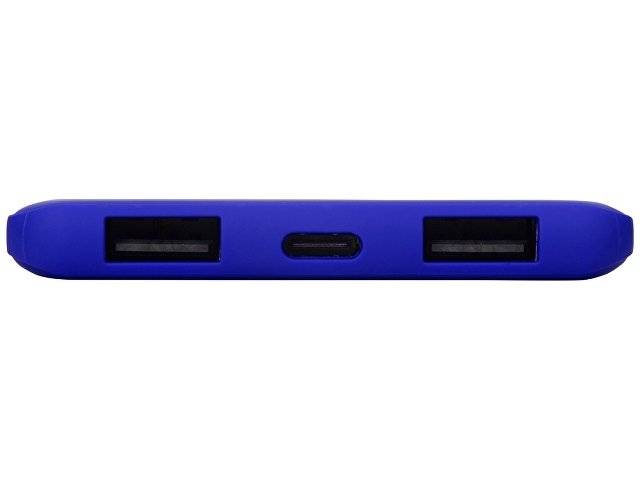 Портативное зарядное устройство «Reserve» с USB Type-C, 5000 mAh, синий