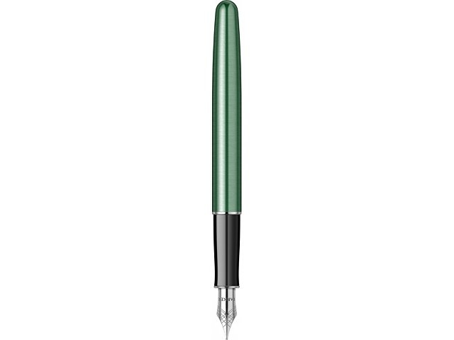 Перьевая ручка Parker Sonnet Essentials Green SB Steel CT, перо: F, цвет чернил: black, в подарочной упаковке.