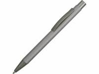 Ручка металлическая soft touch шариковая «Tender», серебристый/серый