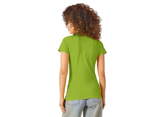 Рубашка поло "First N" женская, зеленое яблоко