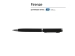 Ручка "Firenze" шариковая автоматическая софт-тач, черная