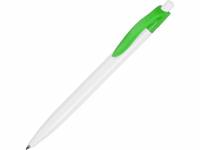 Ручка шариковая "Какаду", белый/зеленое яблоко