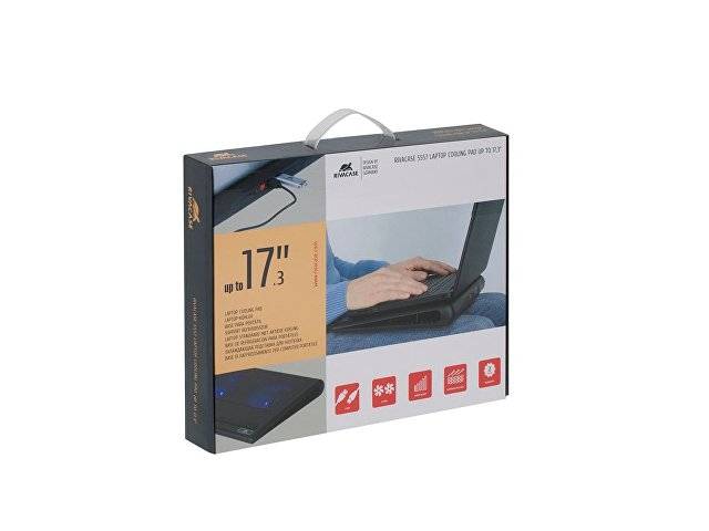 Охлаждающая подставка 5557 для ноутбуков до 17,3", черный