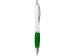 Ручка пластиковая шариковая CARREL с антибактериальным покрытием, белый/папоротник