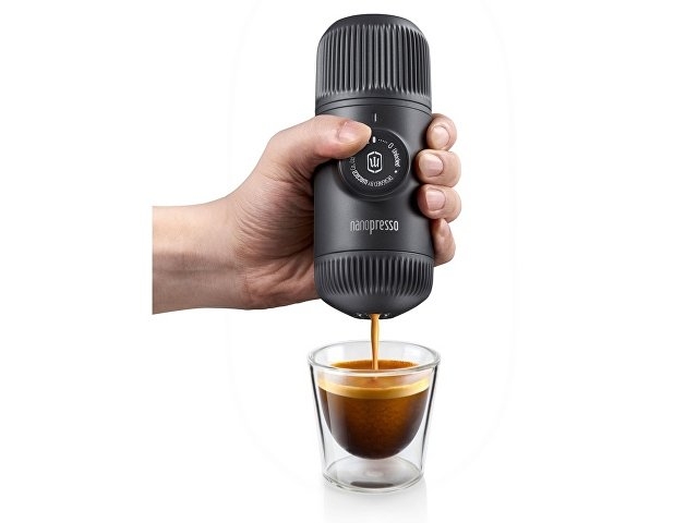 Ручная мини-кофемашина WACACO Nanopresso + кейс для хранения WCCNPHC