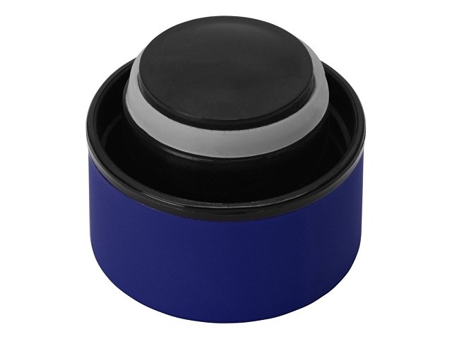 Вакуумная термобутылка "Cask" Waterline, soft touch, 500 мл, тубус, синий