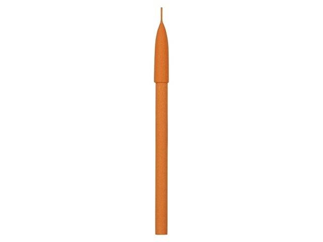 Ручка картонная с колпачком "Recycled", оранжевый