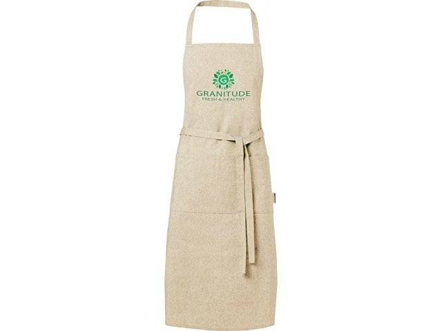 Pheebs 200 g/m2 recycled cotton apron, натуральный