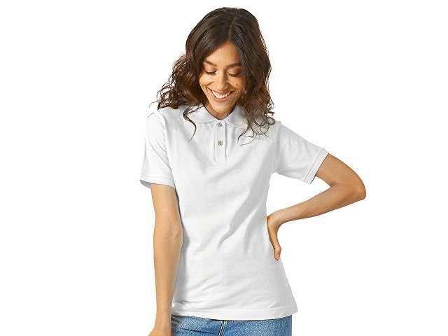 Рубашка поло "Boston 2.0" женская, белый