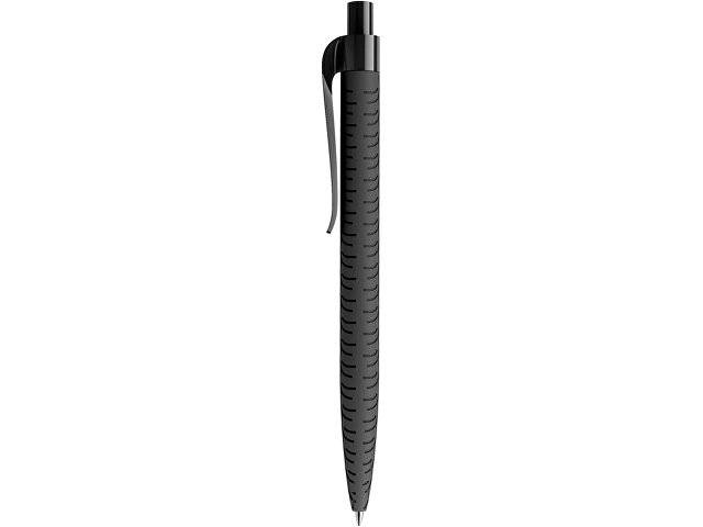 Ручка шариковая QS 03 PRP с рисунком "протектор шины" софт-тач PRP