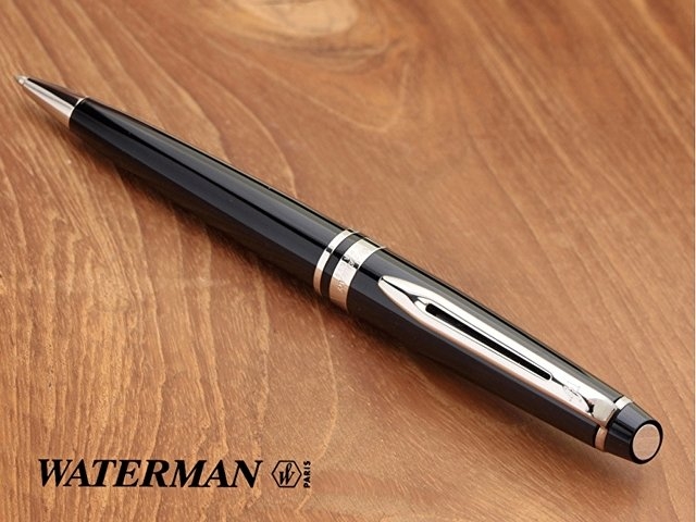 Шариковая ручка Waterman Expert 3, цвет: Black CT, стержень: Mblu