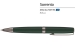 Ручка металлическая шариковая  "Sorrento", зеленый матовый