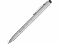 WASS TOUCH. Алюминиевая шариковая ручка с стилусом, Сатин серебро