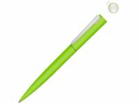 Металлическая шариковая ручка soft touch "Brush gum", светло-зеленый
