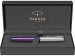 Ручка-роллер Parker Sonnet Essentials Violet SB Steel CT, цвет чернил black, перо: F, в подарочной упаковке.