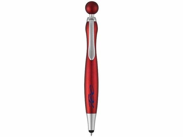 Ручка-стилус шариковая "Naples", красный