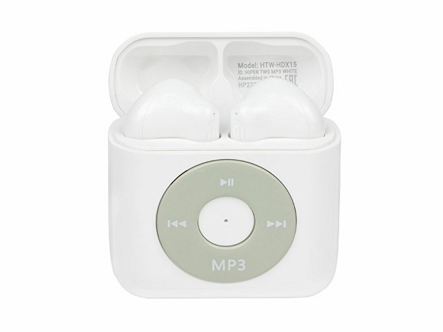 Беспроводные наушники HIPER TWS MP3 (HTW-HDX15), белый