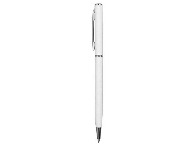 Ручка металлическая шариковая "Атриум" с покрытием софт-тач, белый