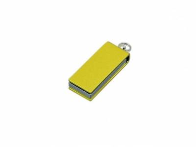 Флешка с мини чипом, минимальный размер, цветной  корпус, 32 Гб, желтый